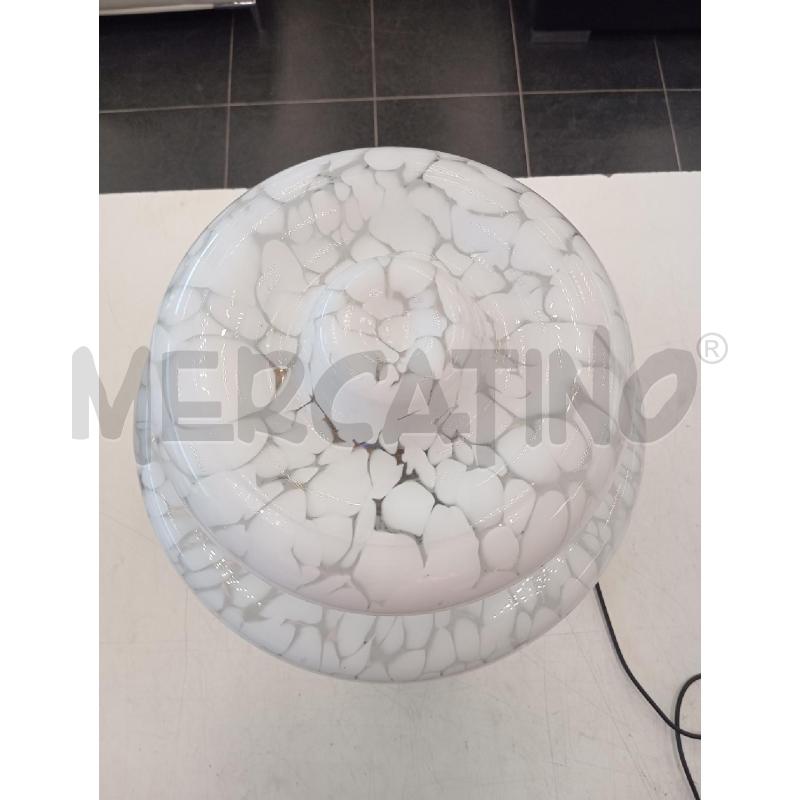 ABAT JOUR B/NERO ARGENTO P/VETRO INSERTI BIANCHI | Mercatino dell'Usato Verona fiera 2