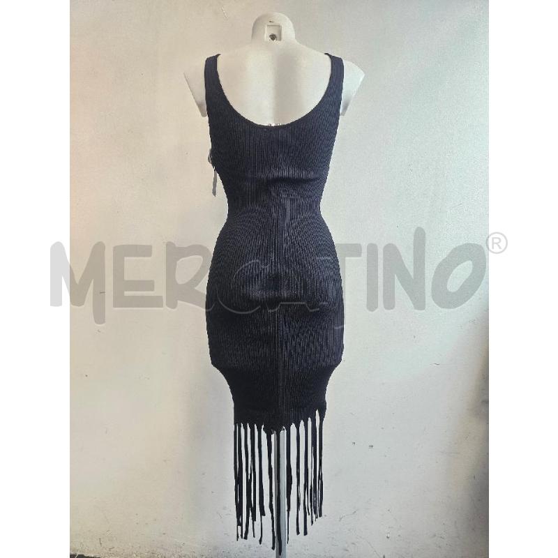 ABITINO PINKO STRETCH NERO CON FRANGIA  | Mercatino dell'Usato Verona fiera 3