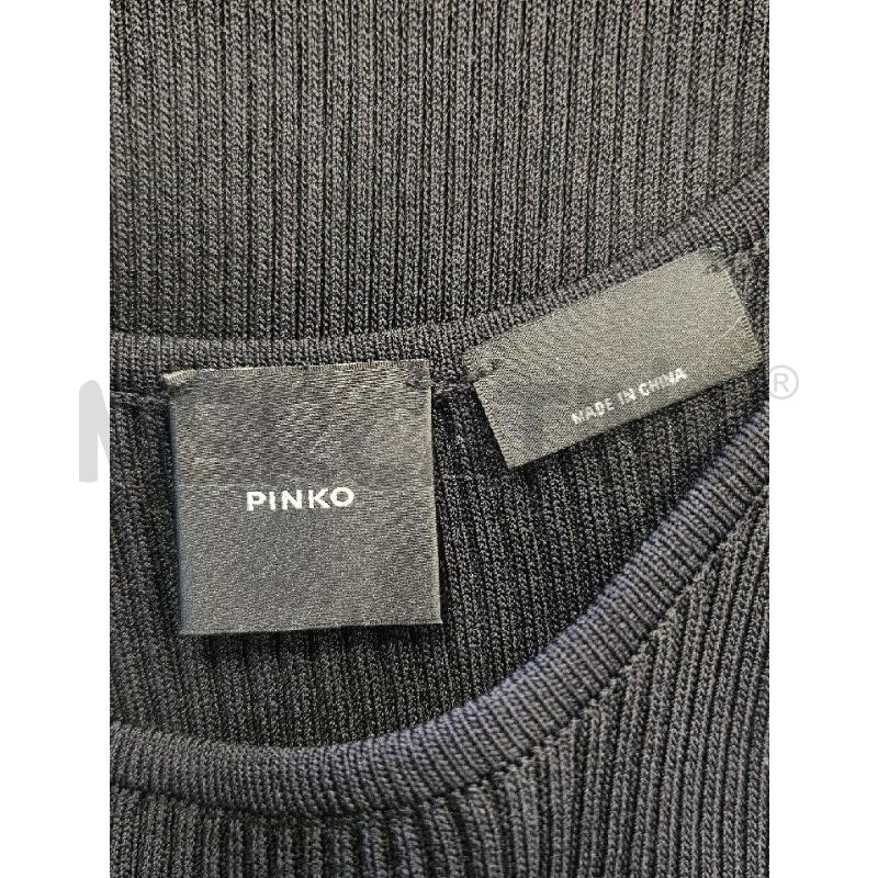 ABITINO PINKO STRETCH NERO CON FRANGIA  | Mercatino dell'Usato Verona fiera 4