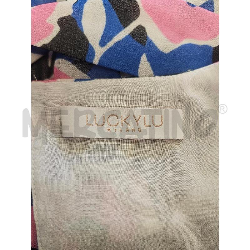 ABITO DONNA LUCKY LU ROSA BIA BLUETTE FIORI  | Mercatino dell'Usato Verona fiera 4