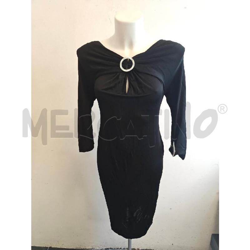 ABITO DONNA NERO JUST CAVALLI INSERTO MET DAV SENO  | Mercatino dell'Usato Verona fiera 1