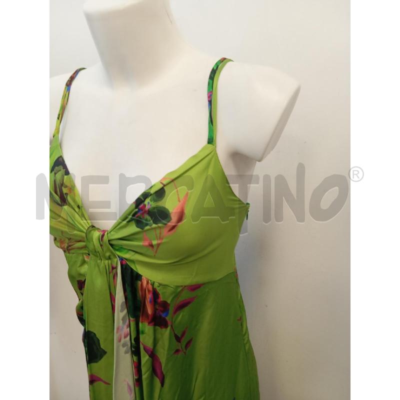 ABITO DONNA VERDE DIXIE NODO DAVANTI  | Mercatino dell'Usato Verona fiera 2