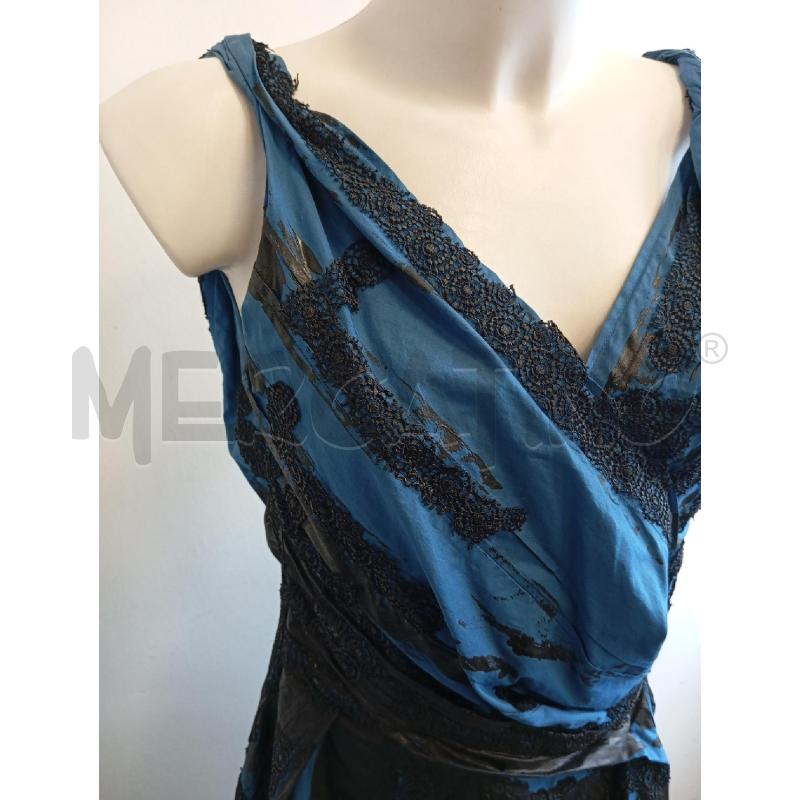 ABITO D BOTTEGA VENETA BLU NERO INSERTI PIZZO  | Mercatino dell'Usato Verona fiera 2