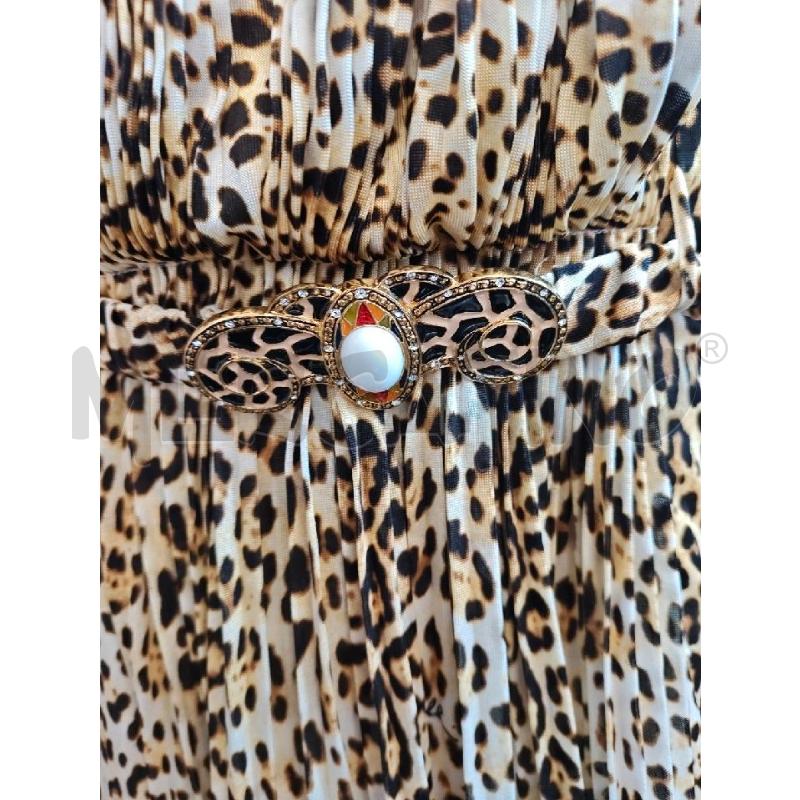 ABITO D CLASS CAVALLI CON CINTURINA ELASTICAANIMALIER  | Mercatino dell'Usato Verona fiera 2