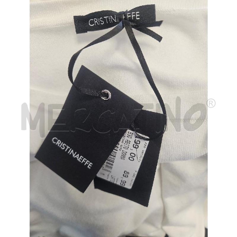ABITO D CRISTINAEFFE BIANCO CATENA DORATA SPALLE  | Mercatino dell'Usato Verona fiera 4