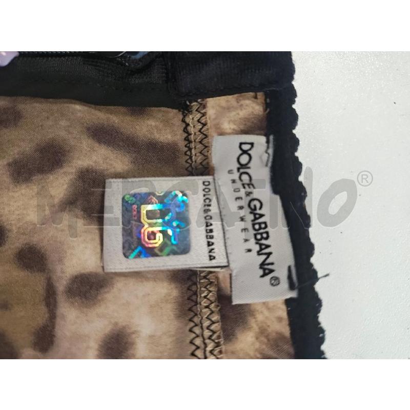 ABITO D DOLCE&GABBANA UNDERWEAR ANIMALIER  | Mercatino dell'Usato Verona fiera 5