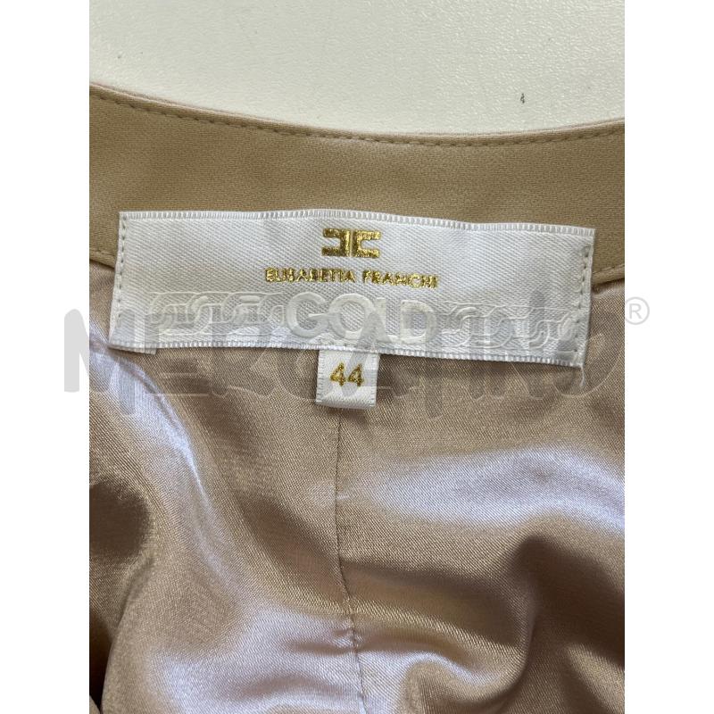 ABITO D ELISABETTA FRANCHI BEIGE CON CINTURONE  | Mercatino dell'Usato Verona fiera 4