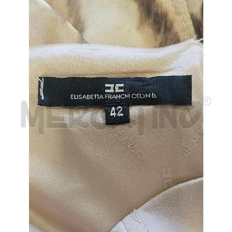 ABITO D ELISABETTA FRANCHI BEIGE MARRONE ROSA  | Mercatino dell'Usato Verona fiera 4
