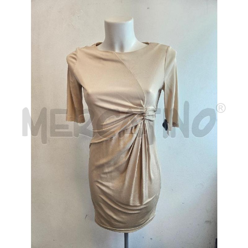 ABITO D ELISABETTA FRANCHI BEIGE NODO DAVANTI  | Mercatino dell'Usato Verona fiera 1