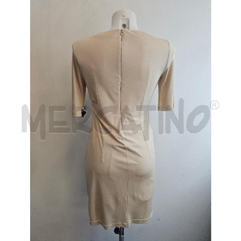 ABITO D ELISABETTA FRANCHI BEIGE NODO DAVANTI  | Mercatino dell'Usato Verona fiera 3