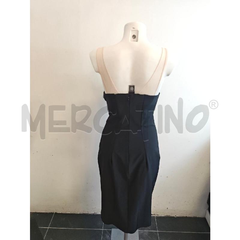 ABITO D ELISABETTA FRANCHI NERO TULLE SPALLE ROSA   | Mercatino dell'Usato Verona fiera 3