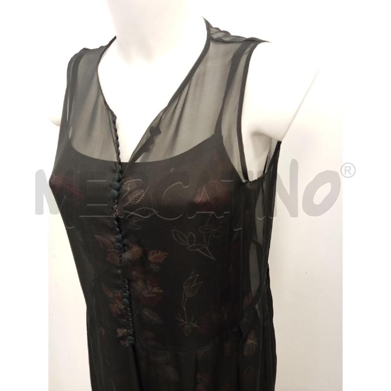 ABITO D FALCONERI NERO VELATO SOTTOVESTE FIORI  | Mercatino dell'Usato Verona fiera 2