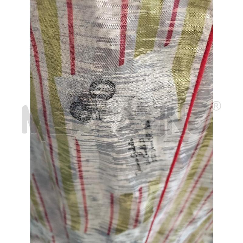 ABITO D GENNY VERDE ARGENTATO ROSSO STAMPA RIGHE FRANCOBOLLI  | Mercatino dell'Usato Verona fiera 5