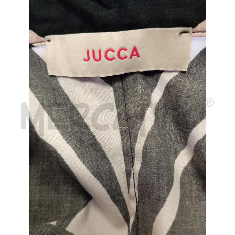 ABITO D JUCCA ROSA NERO STAMPA FOGLIE  | Mercatino dell'Usato Verona fiera 5