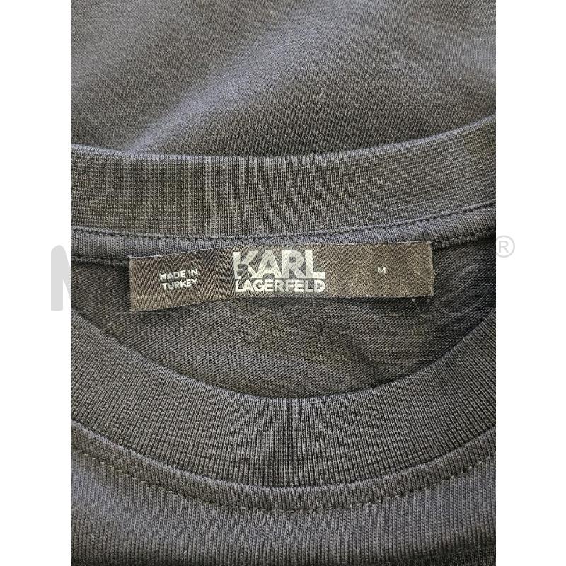 ABITO D KARL LAGERFIELD NERO ELASTICI SCRITTA ROSA  | Mercatino dell'Usato Verona fiera 4