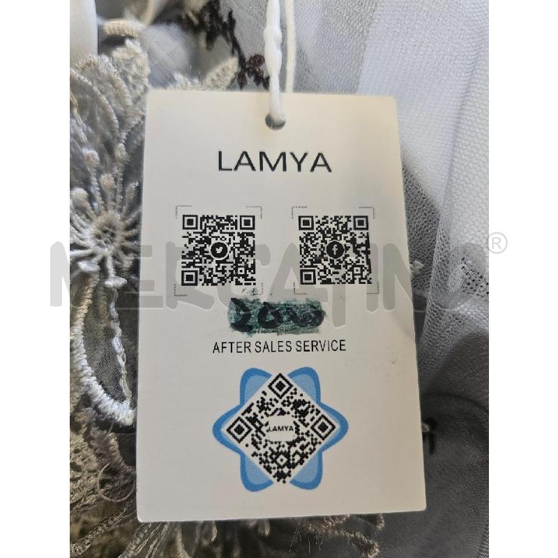 ABITO D LAMYA GRIGIO CORTO LACCETTI DIETRO  | Mercatino dell'Usato Verona fiera 5