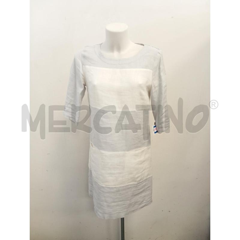 ABITO D LE TRICOT PERUGIA A RIGHE BIA GRIGIO LINO  | Mercatino dell'Usato Verona fiera 1