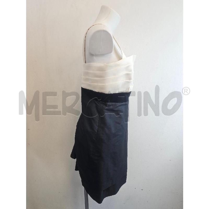 ABITO D LUISA SPAGNOLI BIA NERO SETA FIORE APPLICATO | Mercatino dell'Usato Verona fiera 2