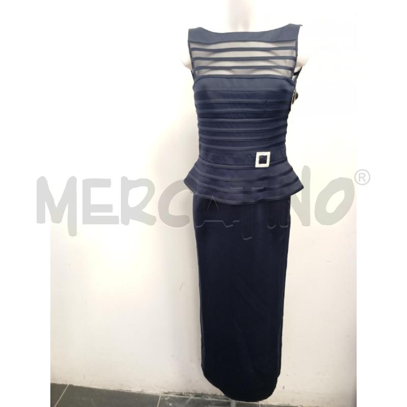 ABITO D LUISA SPAGNOLI BLU INSERTO STRASS  | Mercatino dell'Usato Verona fiera 1