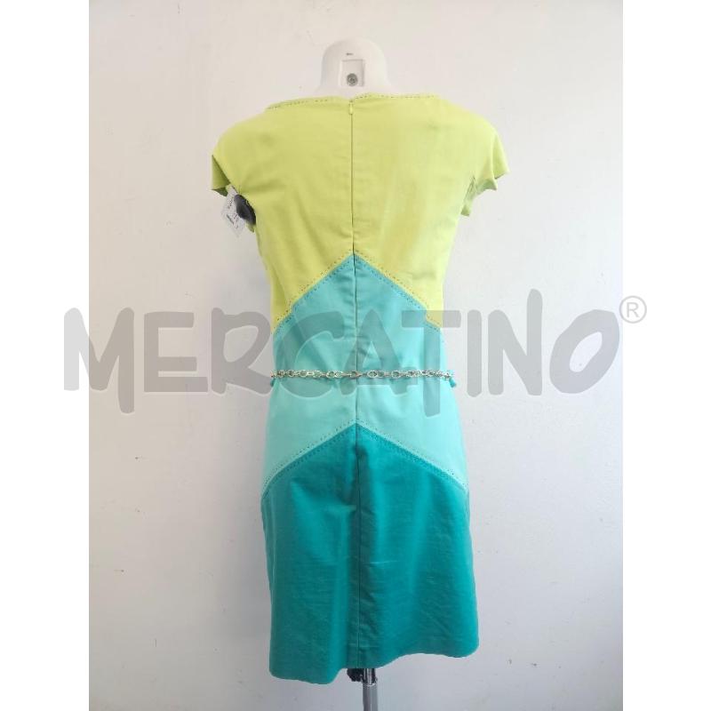 ABITO D LUISA SPAGNOLI VERDE AZZ PISTACCHIO +CINT | Mercatino dell'Usato Verona fiera 3