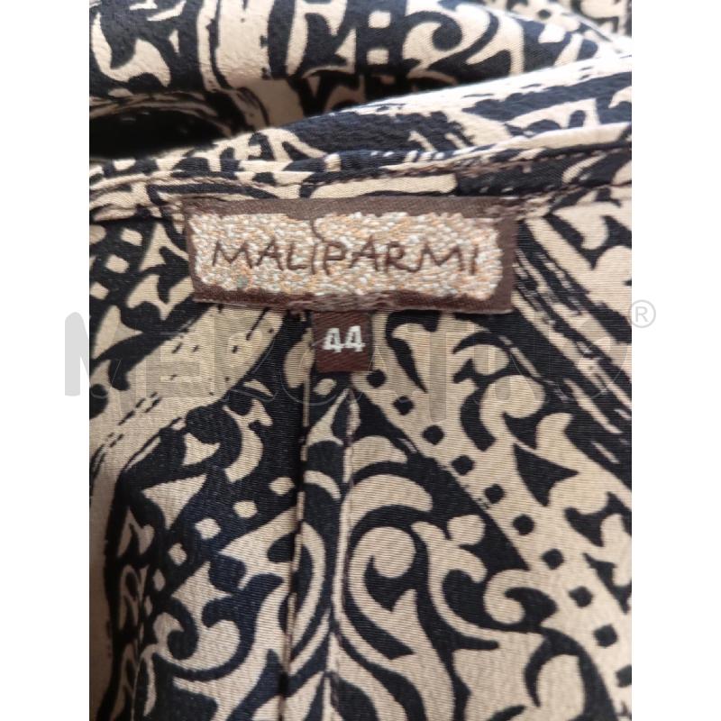 ABITO D MALIPARMI FANTASIA BEIGE NERA SETA  | Mercatino dell'Usato Verona fiera 4