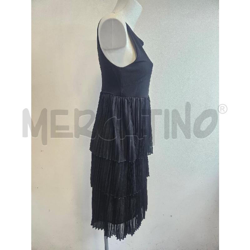 ABITO D MAX MARA PLISSETTATO NERO LUNGO  | Mercatino dell'Usato Verona fiera 2