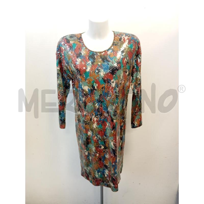 ABITO D MISSONI PAILLETTES VERDE BEIGE  | Mercatino dell'Usato Verona fiera 1