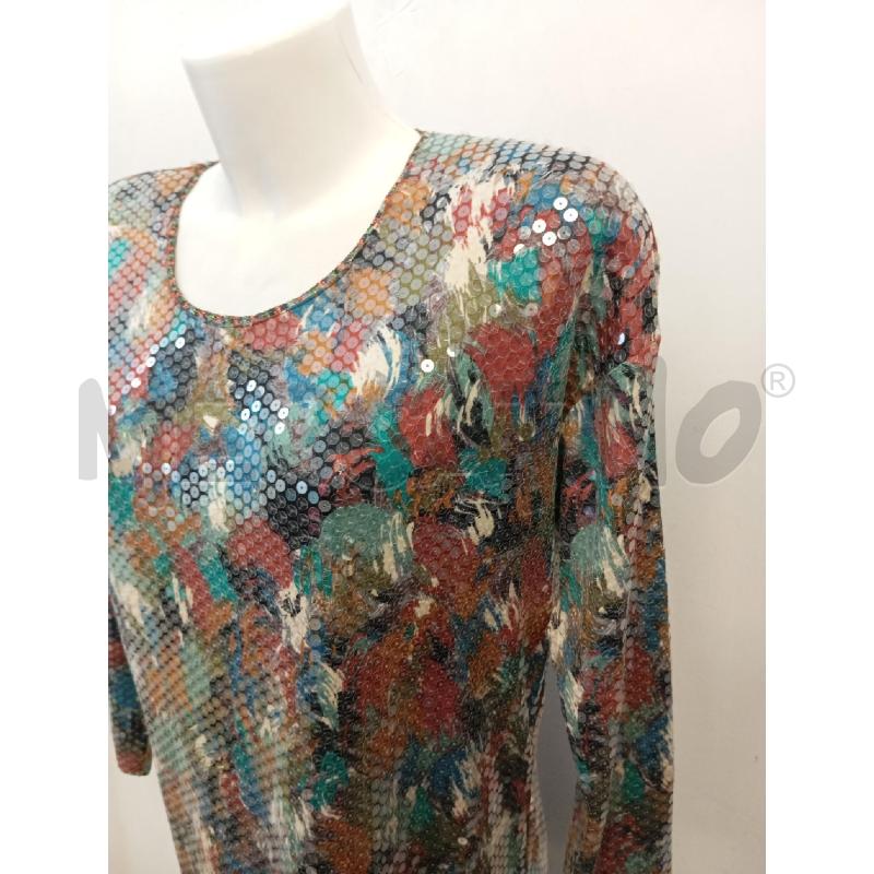 ABITO D MISSONI PAILLETTES VERDE BEIGE  | Mercatino dell'Usato Verona fiera 2