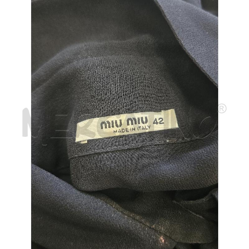 ABITO D MIU MIU NERO CON SOTTOVESTE  | Mercatino dell'Usato Verona fiera 4