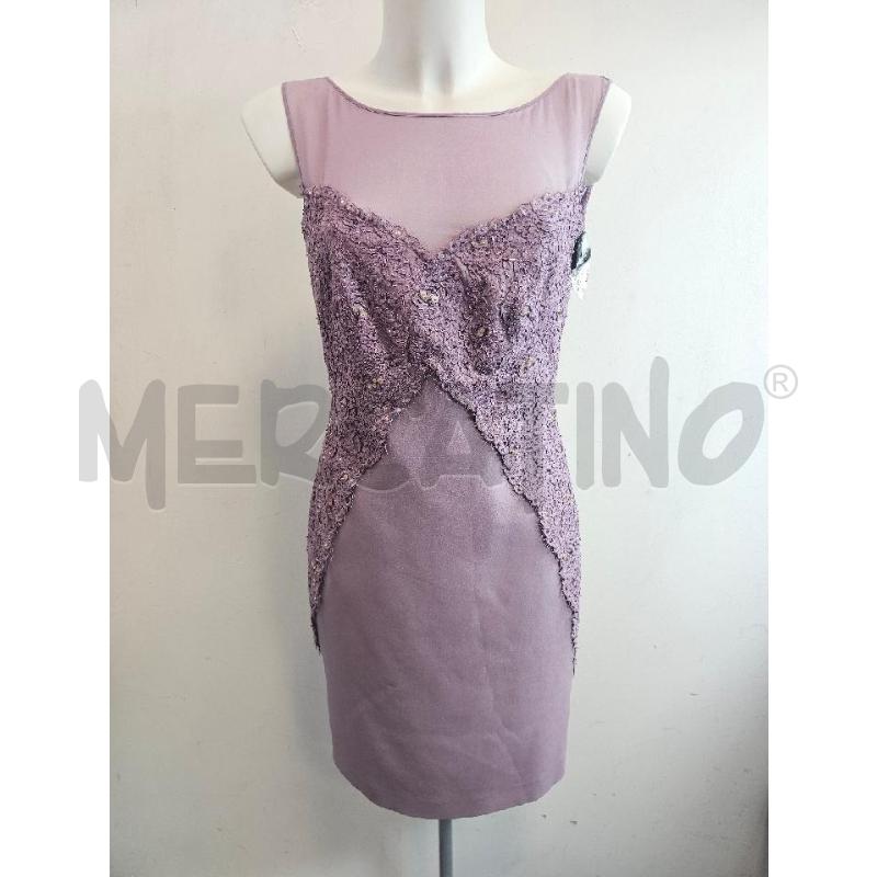 ABITO D MODIGLIANI LILLA LATERALE PIZZO PAILLETTES  | Mercatino dell'Usato Verona fiera 1