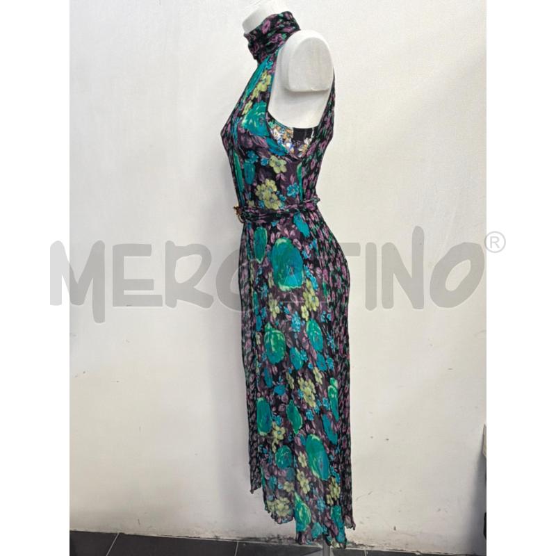 ABITO D NERO FIO ROSA VERDI PINKO CINTURA RONDINI  | Mercatino dell'Usato Verona fiera 3