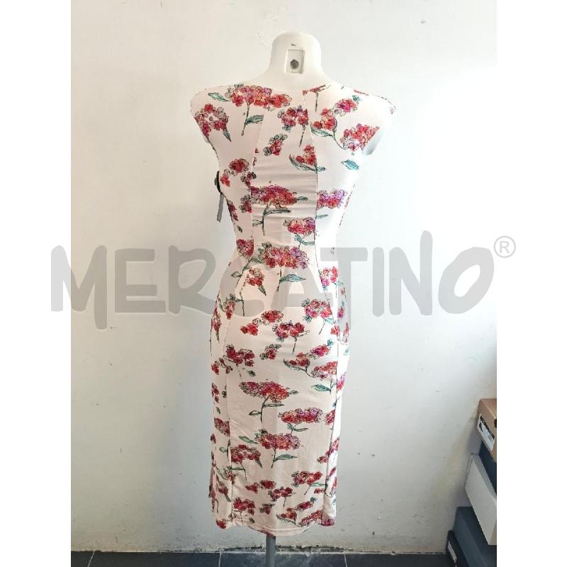 ABITO D PATRIZIA PEPE ROSA FIORI ROSSI ELASTICIZZATO  | Mercatino dell'Usato Verona fiera 3