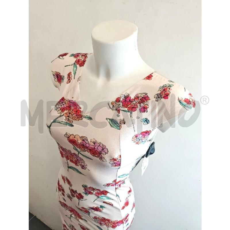 ABITO D PATRIZIA PEPE ROSA FIORI ROSSI ELASTICIZZATO  | Mercatino dell'Usato Verona fiera 4