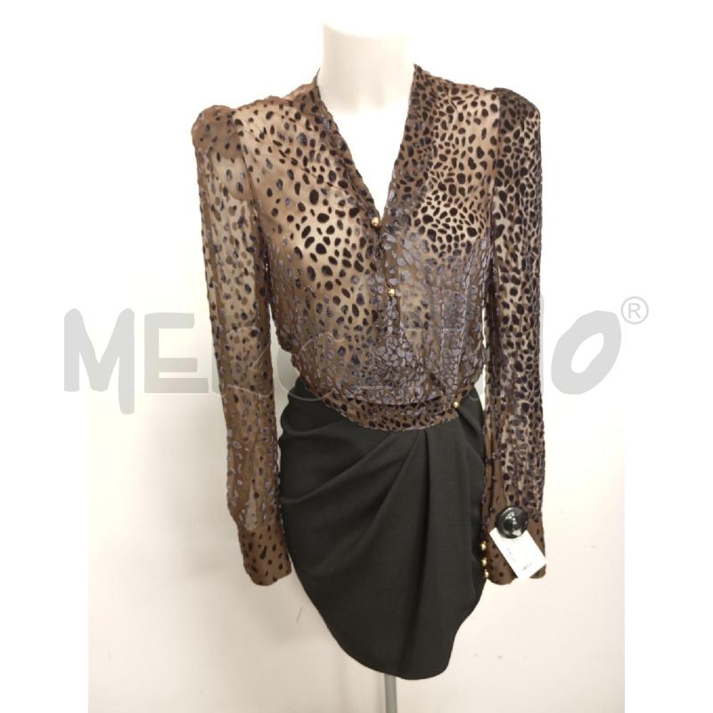 ABITO D PINKO MARRONE ANIMALIER SOPRA  | Mercatino dell'Usato Verona fiera 1