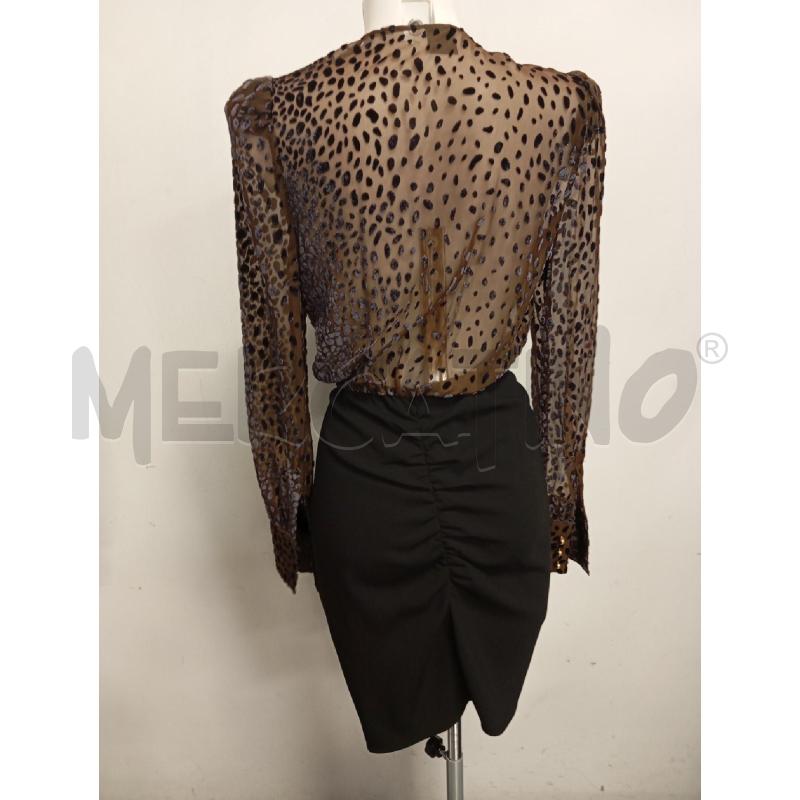 ABITO D PINKO MARRONE ANIMALIER SOPRA  | Mercatino dell'Usato Verona fiera 3