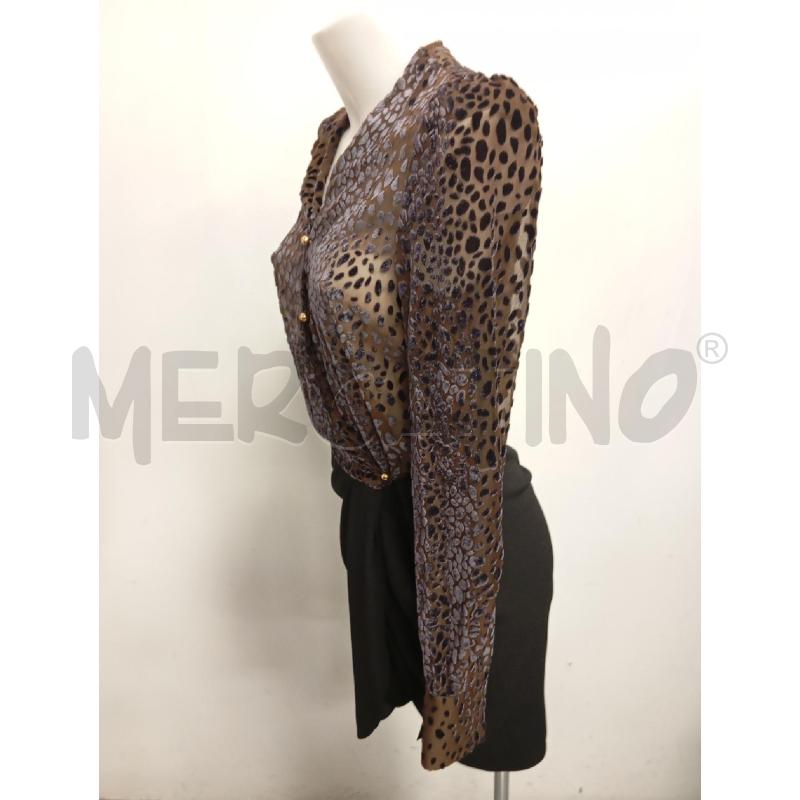 ABITO D PINKO MARRONE ANIMALIER SOPRA  | Mercatino dell'Usato Verona fiera 4