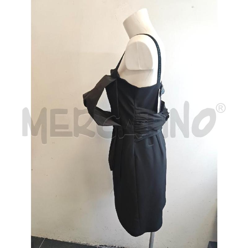 ABITO D PINKO NERO CON INSERTO TAFFETA  | Mercatino dell'Usato Verona fiera 2