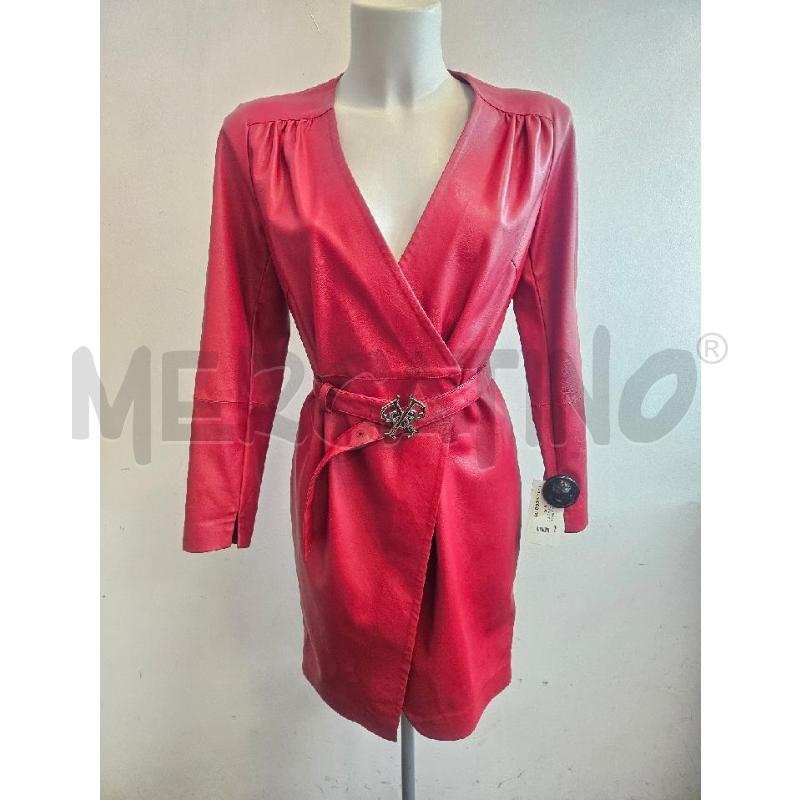 ABITO D PINKO ROSSO SIMILPELLE  | Mercatino dell'Usato Verona fiera 1