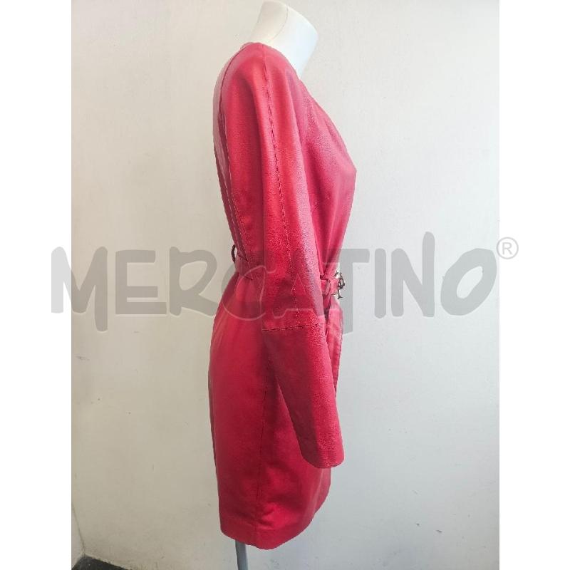 ABITO D PINKO ROSSO SIMILPELLE  | Mercatino dell'Usato Verona fiera 2
