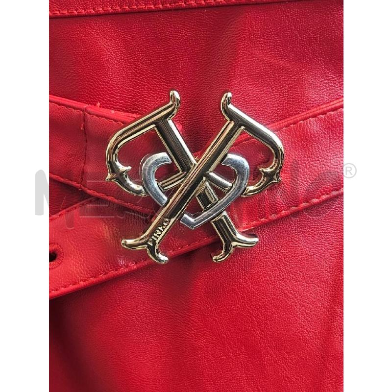 ABITO D PINKO ROSSO SIMILPELLE  | Mercatino dell'Usato Verona fiera 4