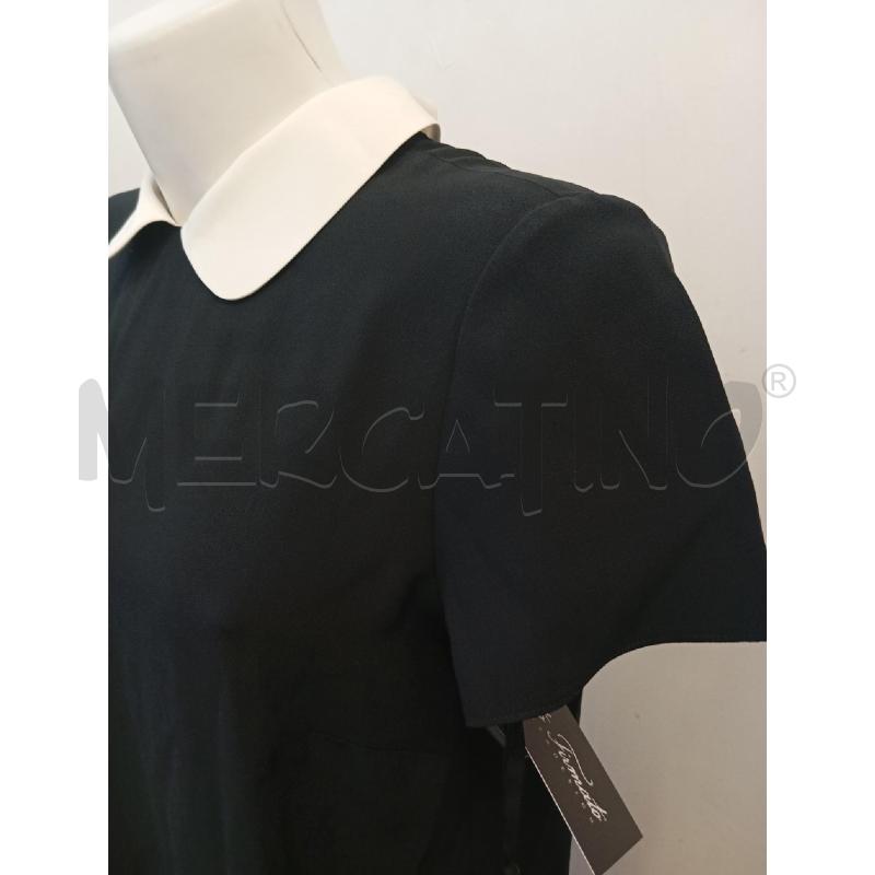 ABITO D RED VALENTINO NERO COLLETTO BIA  | Mercatino dell'Usato Verona fiera 2