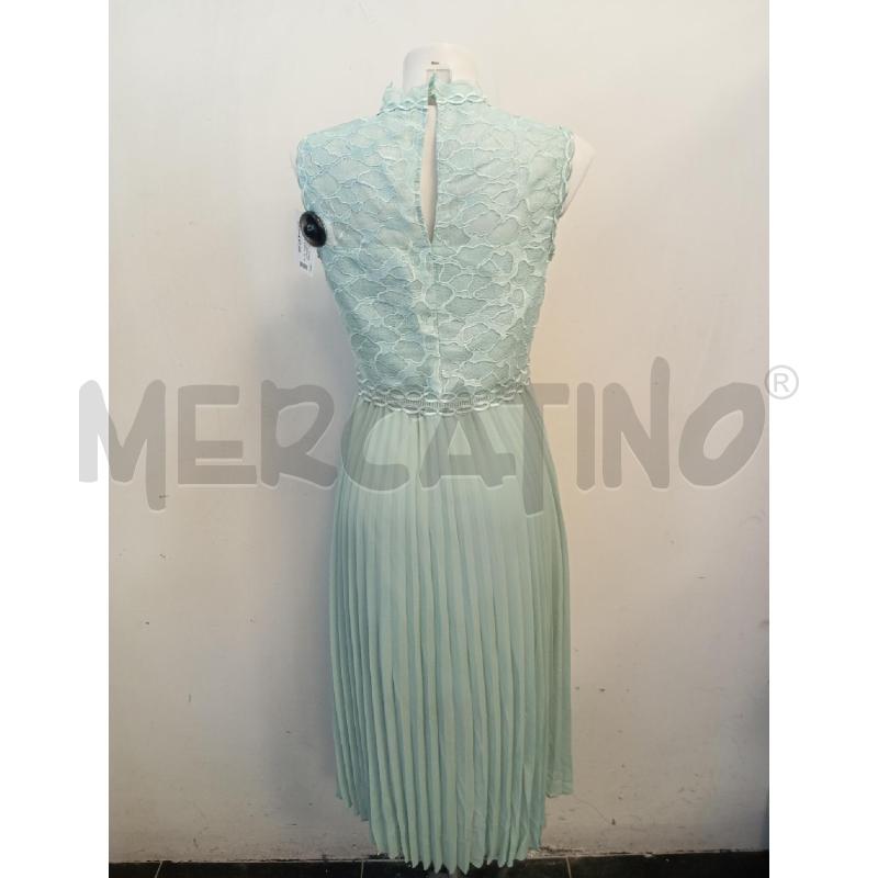ABITO D REISS VERDE ACQUA PIZZO SOPRA PIEGHE SOTTO  | Mercatino dell'Usato Verona fiera 3