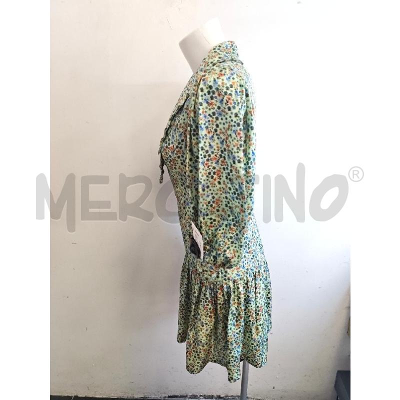ABITO D SANDRO VERDE CON FIORI  BOTT STRASS FIORE  | Mercatino dell'Usato Verona fiera 2