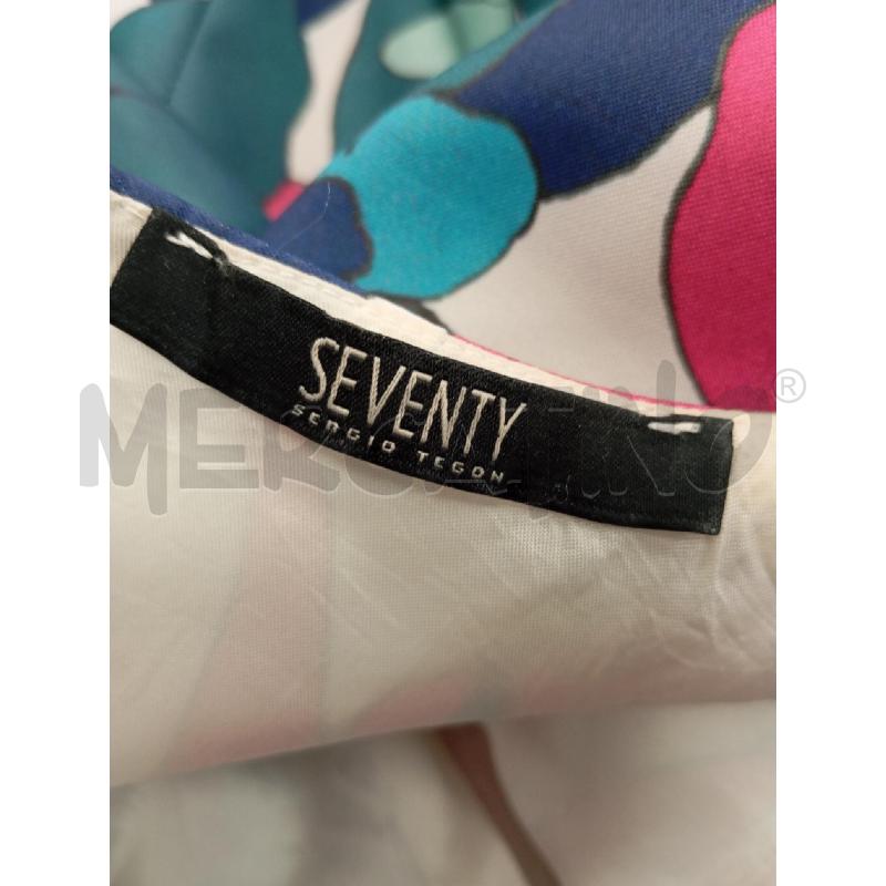 ABITO D SEVENTY BIA AZZURRO FUCSIA FINTE TASCHE  | Mercatino dell'Usato Verona fiera 4