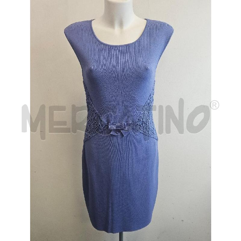 ABITO D STRETCH LUISA SPAGNOLI LILLA FIOCCO  | Mercatino dell'Usato Verona fiera 1