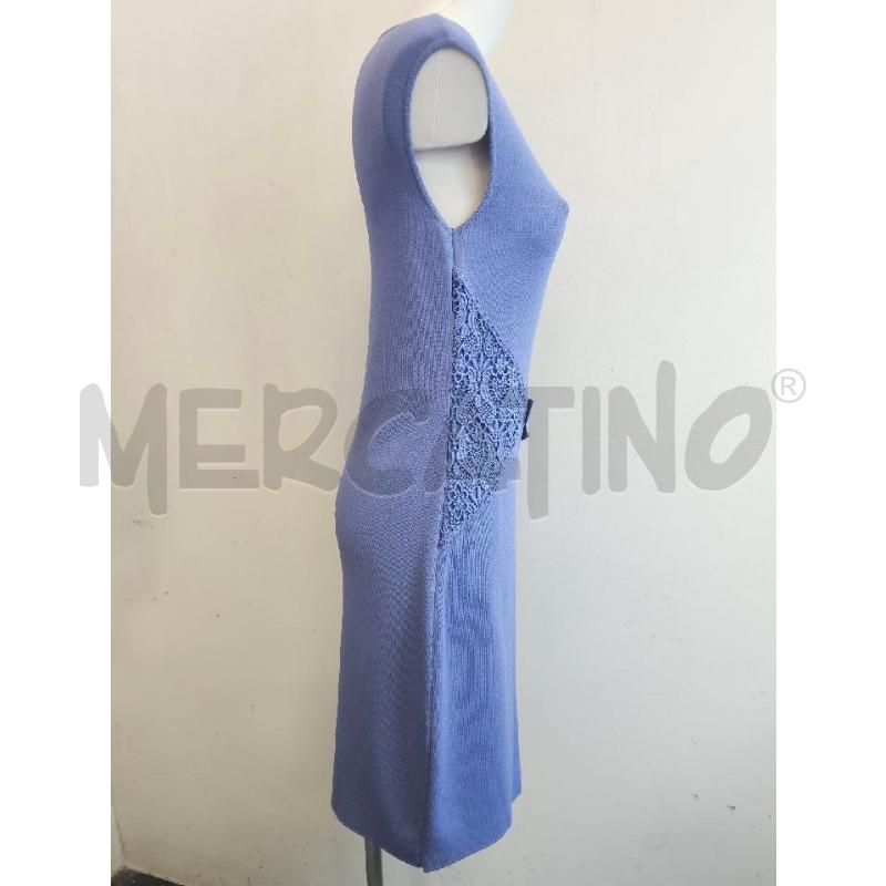 ABITO D STRETCH LUISA SPAGNOLI LILLA FIOCCO  | Mercatino dell'Usato Verona fiera 2