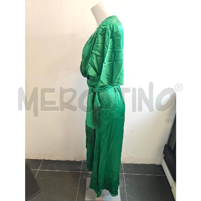 ABITO D TWIN SET VERDE SCOLLATURA INCROCIATA  | Mercatino dell'Usato Verona fiera 2