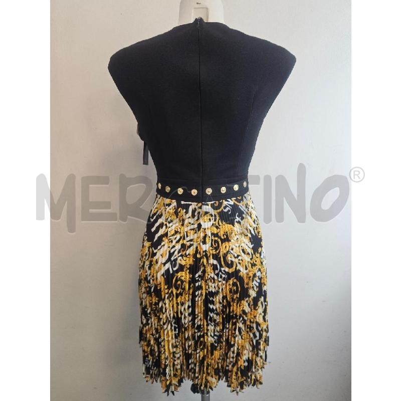 ABITO D VERSACE JEANS COUTURE NERO STAMPA BAROCCA  | Mercatino dell'Usato Verona fiera 3