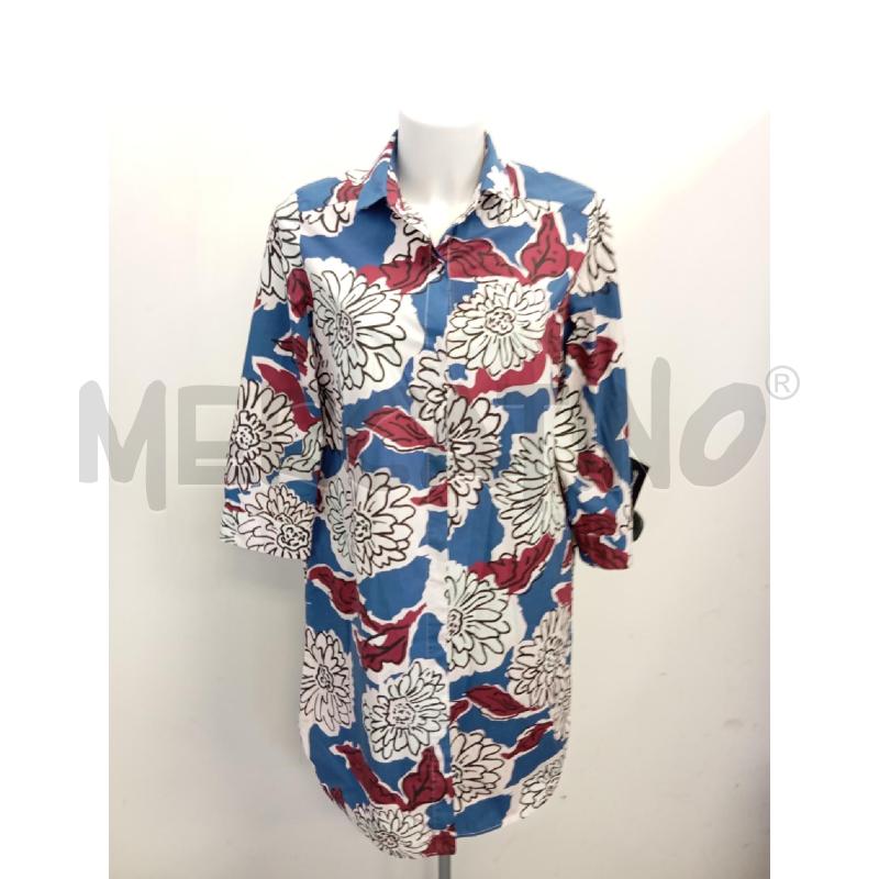 ABITO D WEEKEND MAX MARA FIORI AZZURRO BIA | Mercatino dell'Usato Verona fiera 1