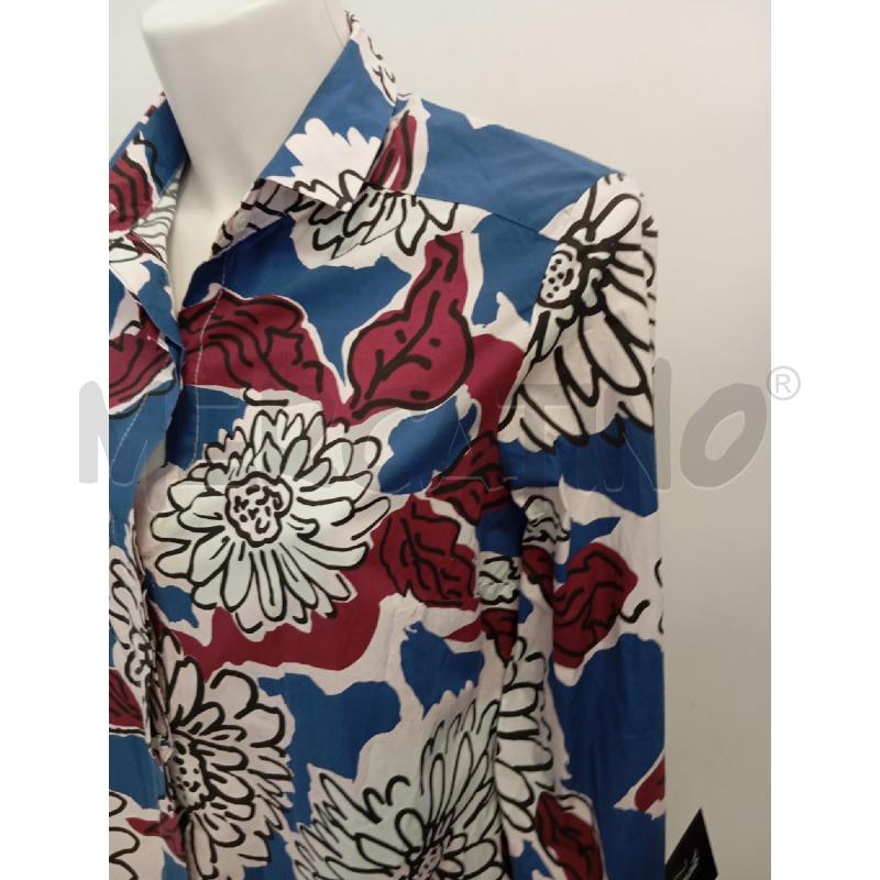 ABITO D WEEKEND MAX MARA FIORI AZZURRO BIA | Mercatino dell'Usato Verona fiera 2